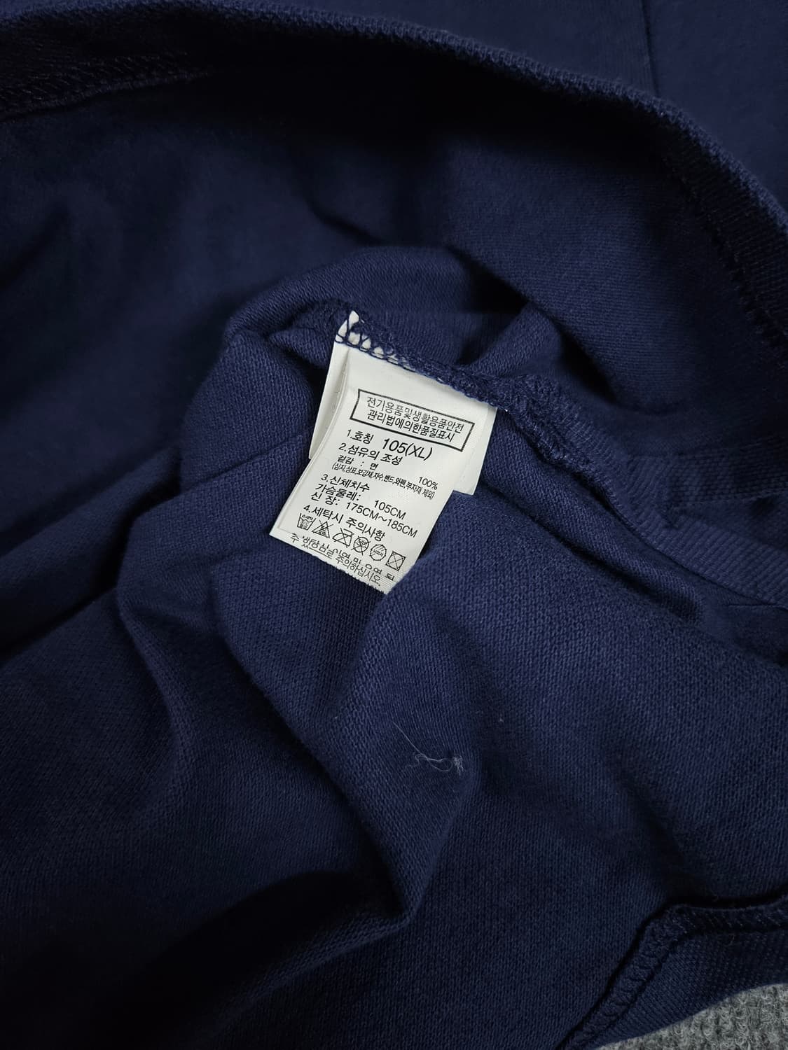 노스페이스 올데이 클래식 폴로 네이비 카라티(급처) 상품이미지6