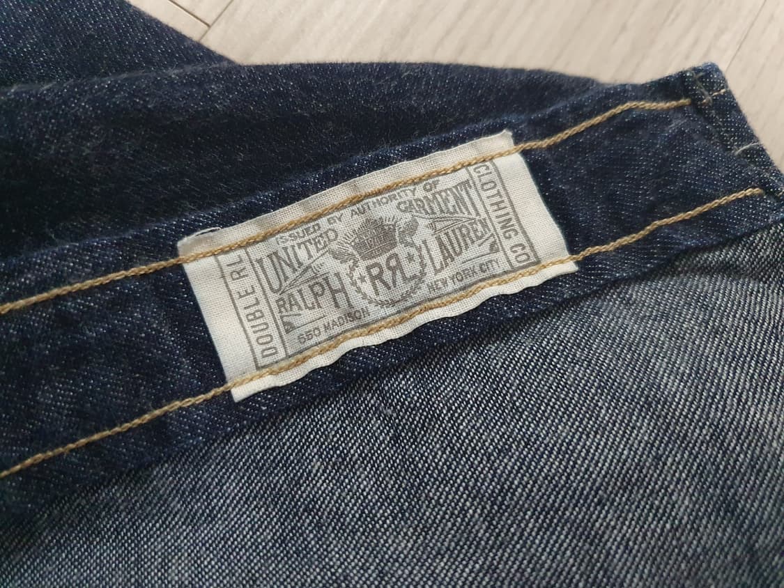 [XL] RRL 데님 웨스턴셔츠 택사이즈XXL 수선제품 상품이미지6