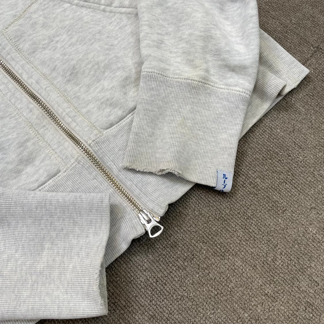 LOOPWHEELER X BEAMS 루프휠러 빔즈 우먼스 후드집업 상품이미지4