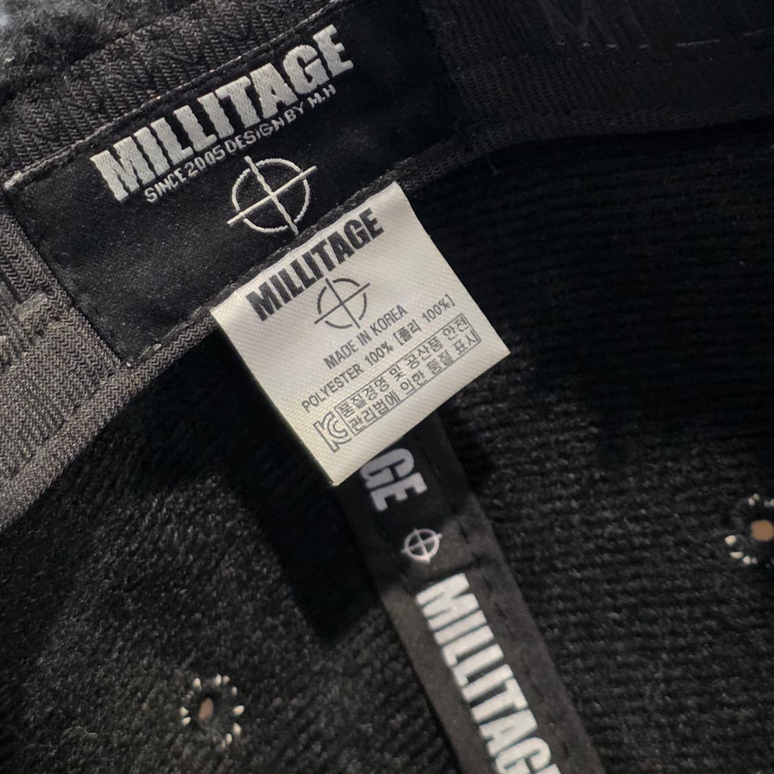 p8-4:밀리티지 보아퍼 물고기 로고 볼캡 블캡MILLITAGE55-58 상품이미지7