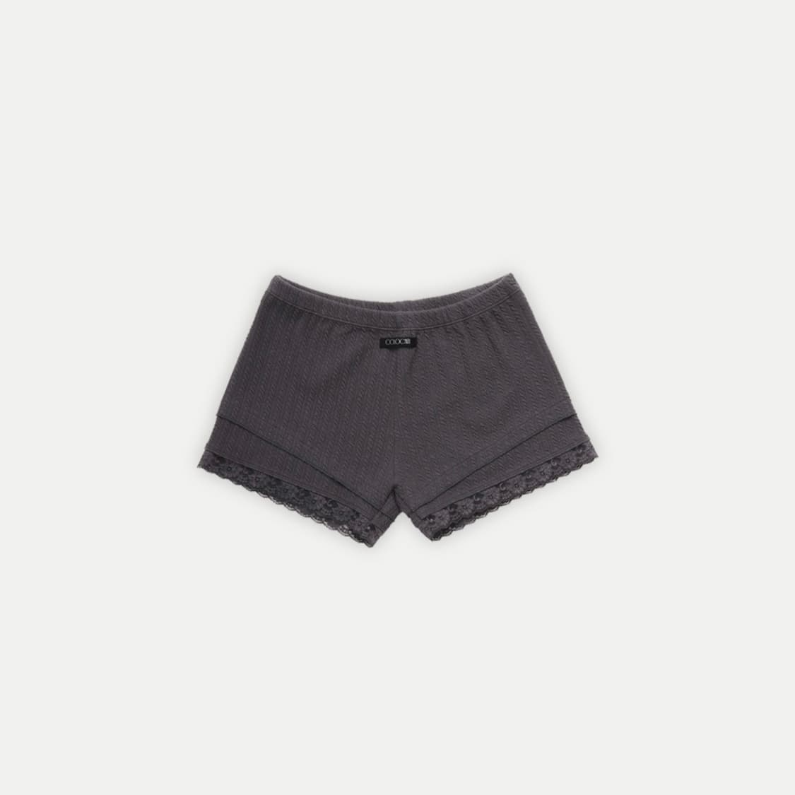 콜로신스 anfora lace shorts dark grey 상품이미지1