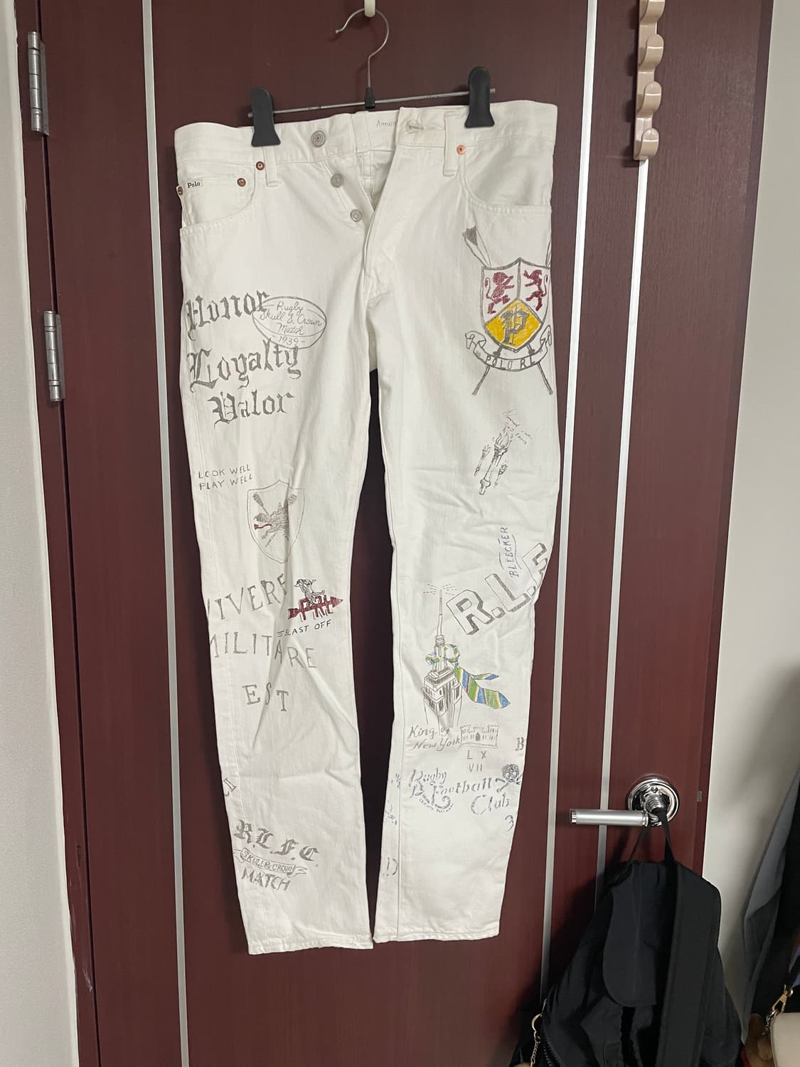 폴로 랄프로렌 더 설리반 슬림핏 화이트 진 30x32 상품이미지1