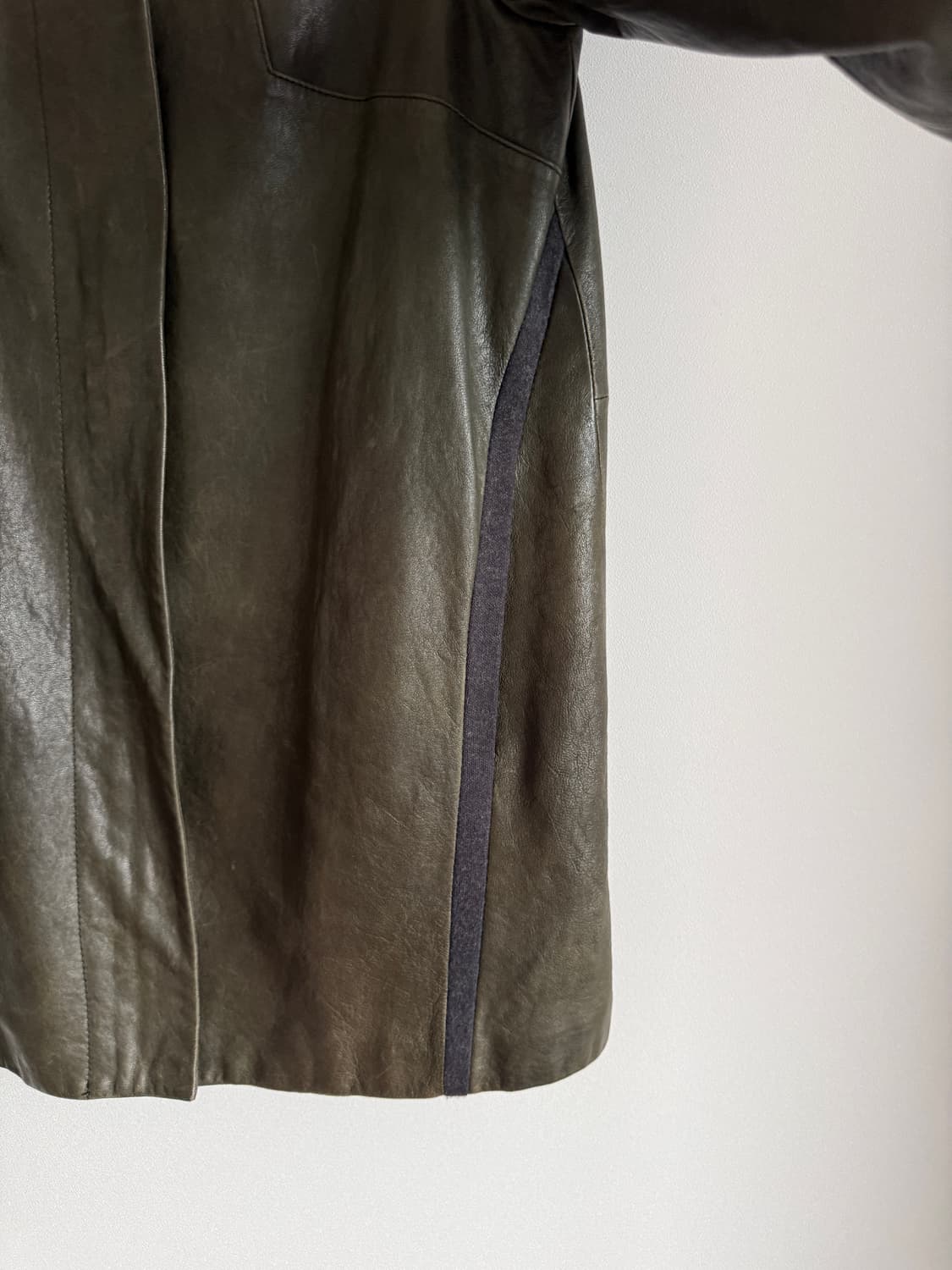 Pre owned 램스킨 레더 코트 상품이미지6