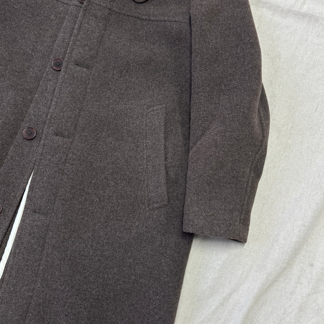 아르켓 브라운 울 후드코트 48  상품이미지4