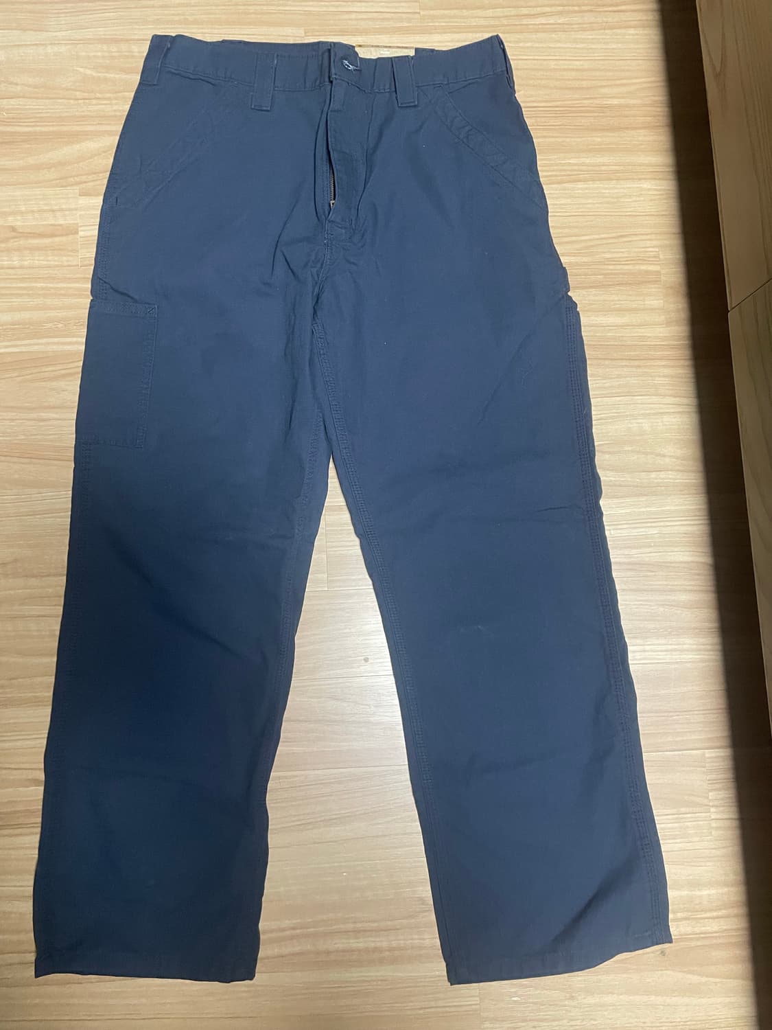 칼하트 다크네이비 싱글니 카펜터 팬츠 상품이미지1