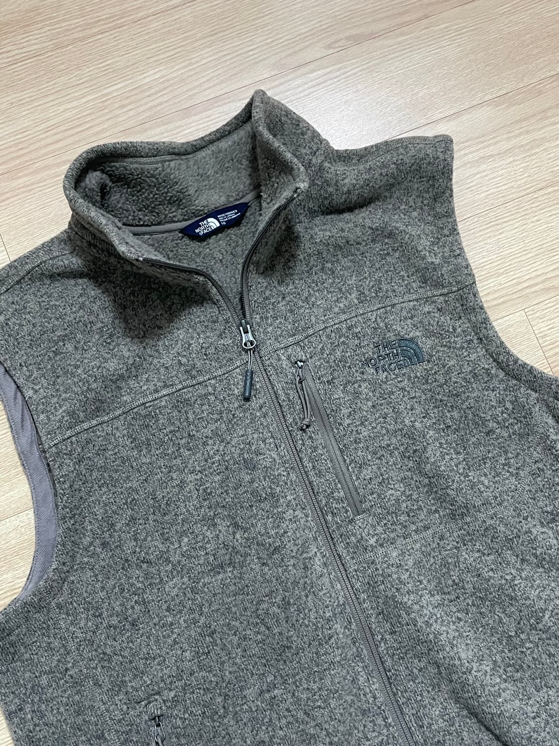 The north face 노스페이스 오트밀 조끼 L 상품이미지1