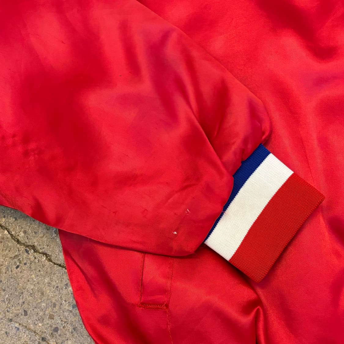 레어 90s Made in USA 스윙스터 사틴 자켓 패딩자켓 상품이미지9
