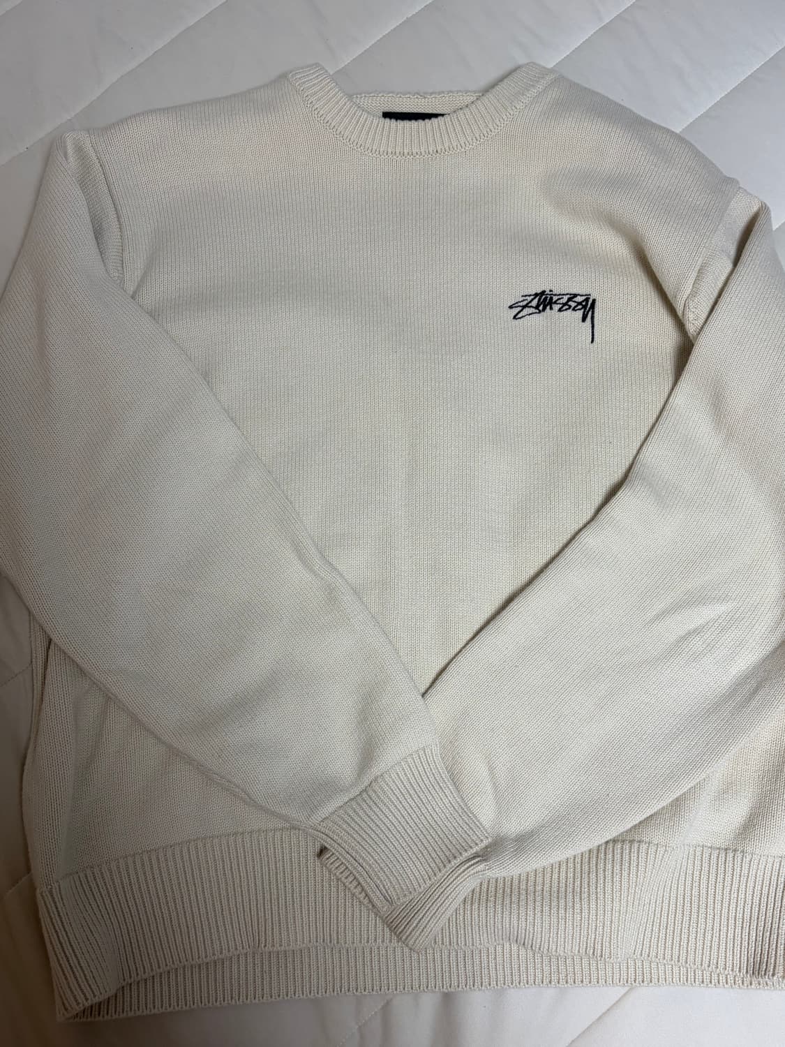 스투시 케어라벨 니트 S 상품이미지2