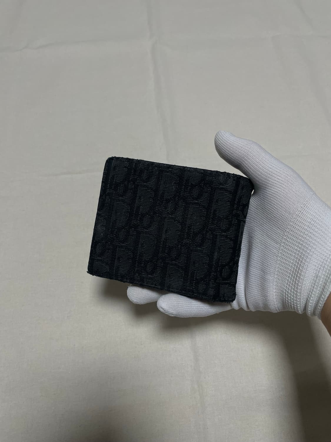 디올 오블리크 자카드 반지갑 블랙 [os] 상품이미지2