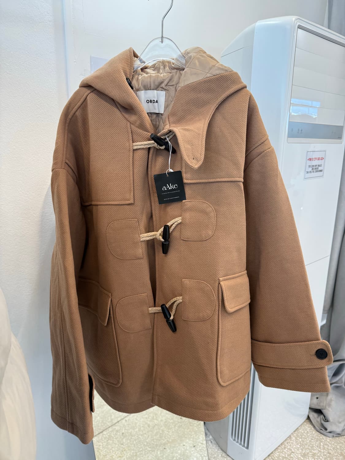 Orda Aake hoodie half duffle coat  상품이미지1