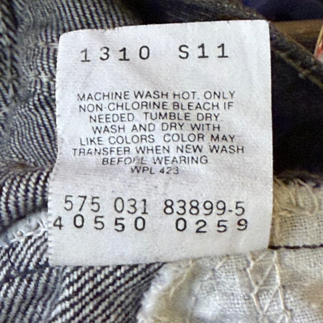 90s Made in USA 빈티지 리바이스 550 블랙진 청바지 상품이미지8