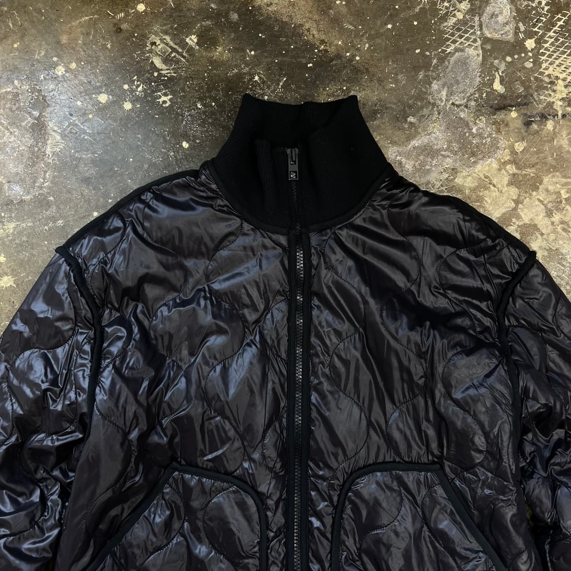 M) ZARA 자라 퀼팅 패딩 자켓 점퍼 상품이미지3