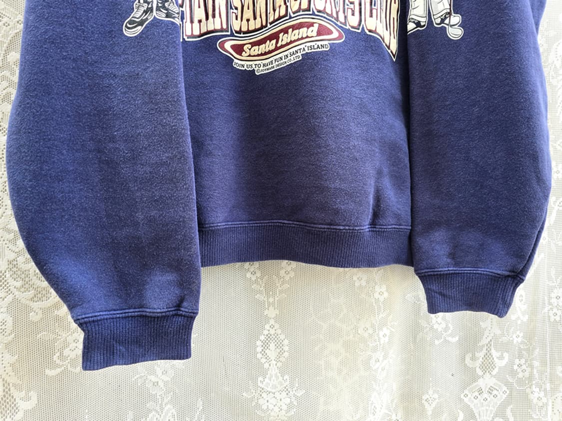 80-90s 캡틴산타 맨투맨 (made in japan) 상품이미지4