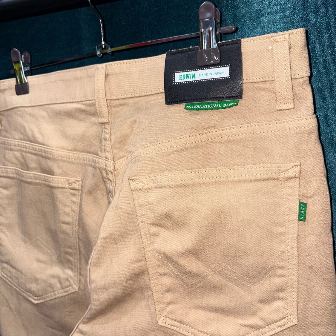 (32) 에드윈 인터네셔널 베이지 코튼 팬츠 made in JAPAN 상품이미지4
