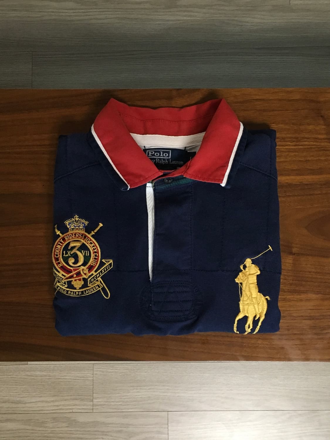 폴로 빅포니 긴팔 럭비티 네이비 상품이미지1