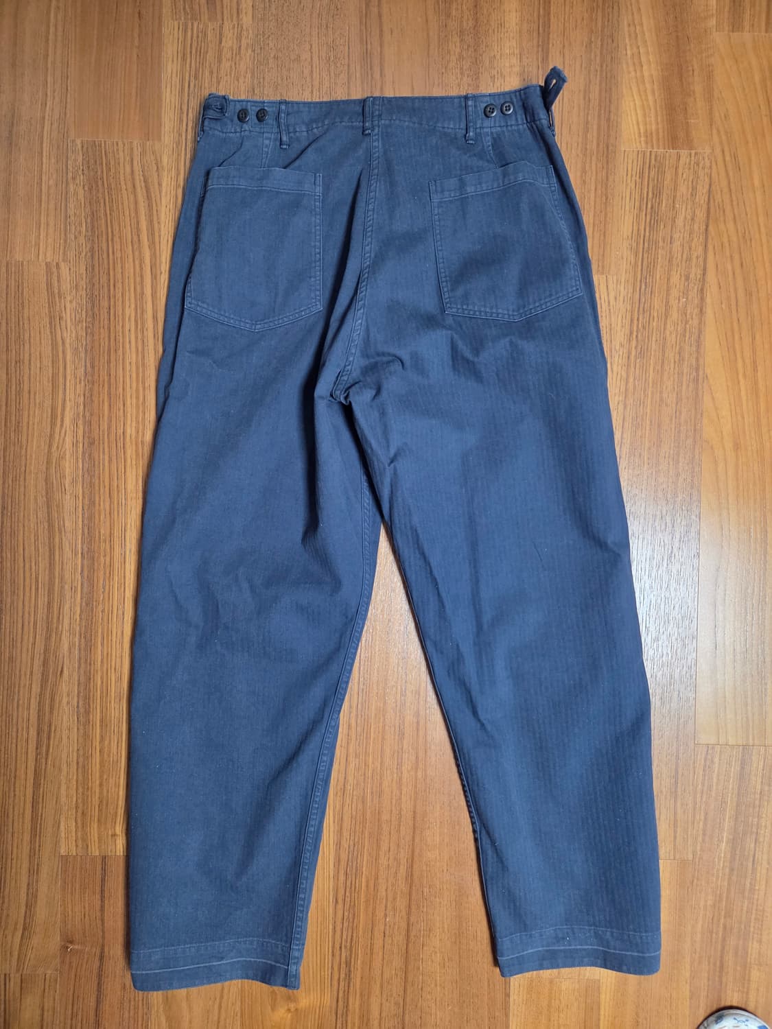 오어슬로우 orslow 헤링본 썸머 퍼티그 팬츠 01510302 네이비 상품이미지5