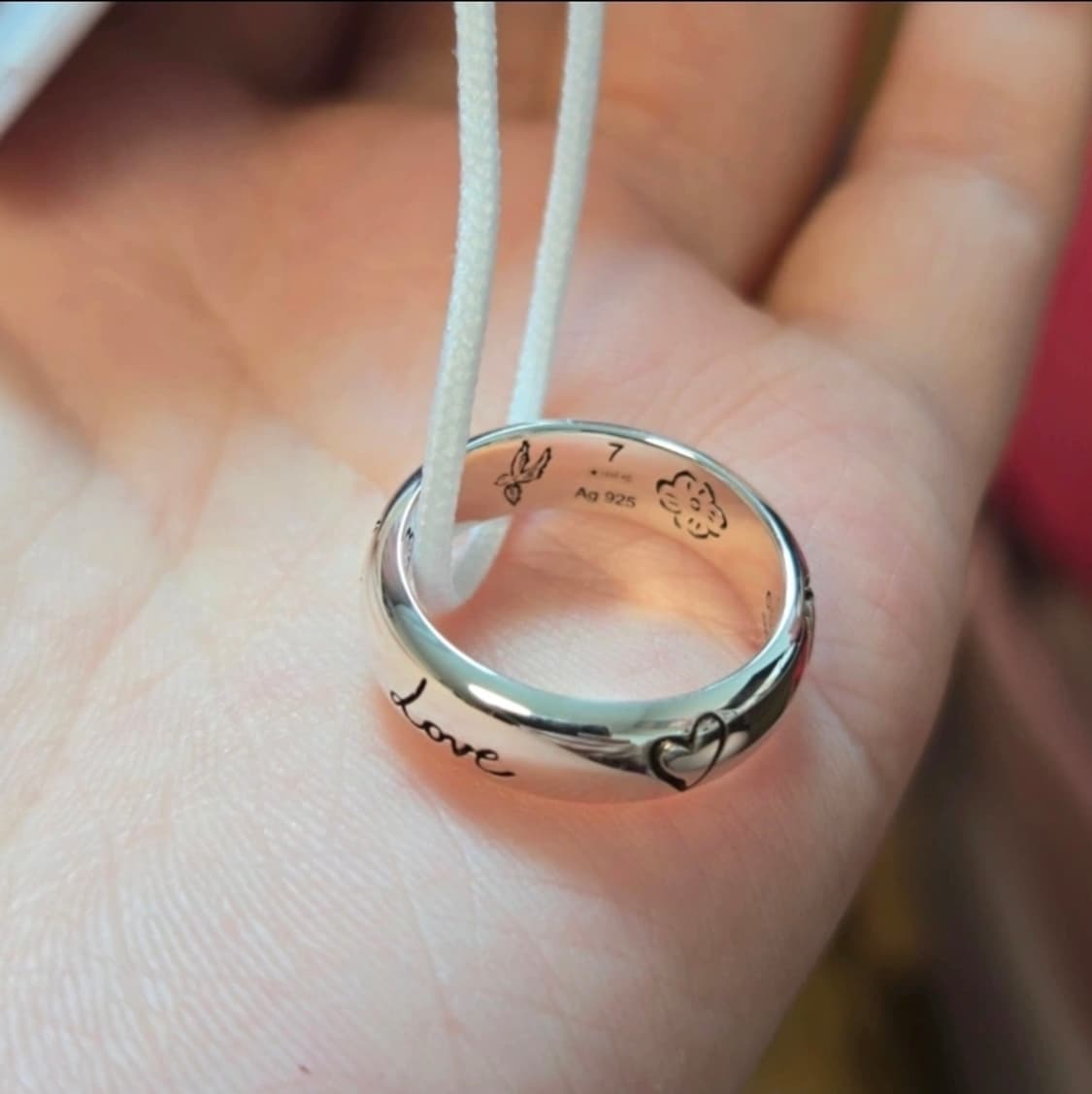 (새제품)구찌 블라인드 포 러브링 반지 7호 상품이미지4