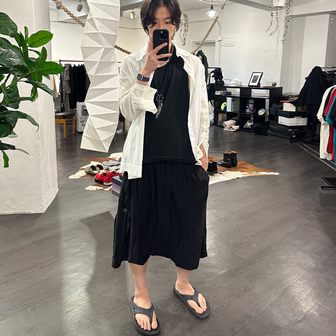 리미퓨 패널 레이어드 쇼츠 상품이미지5