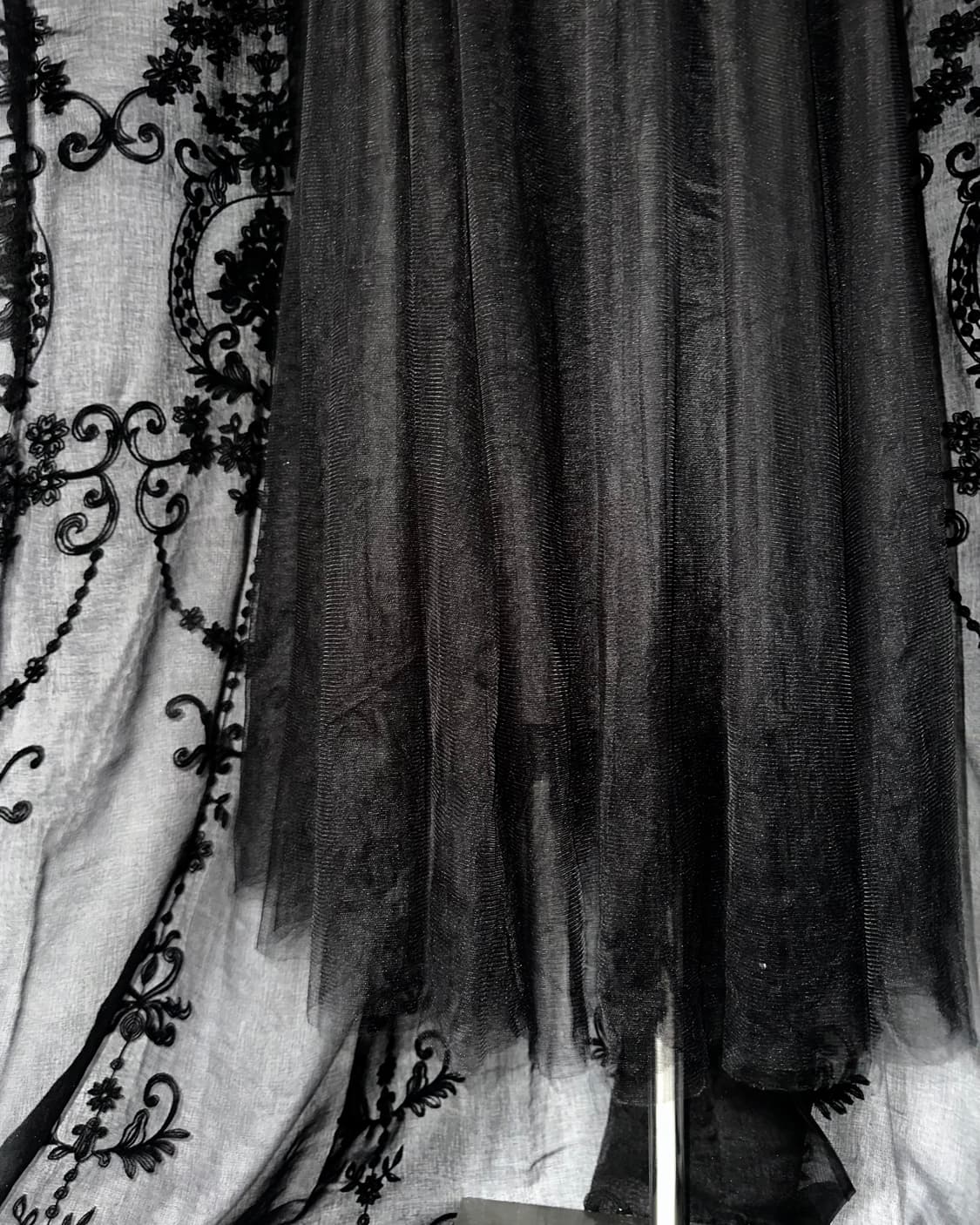 black long skirt 상품이미지2