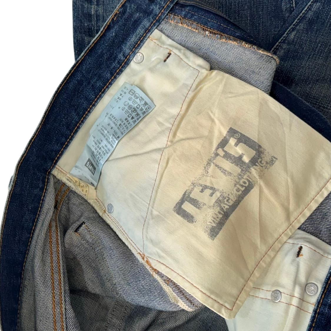 [33] LVC 리바이스 505-0217 셀비지진 데님 [lv1081] 상품이미지3