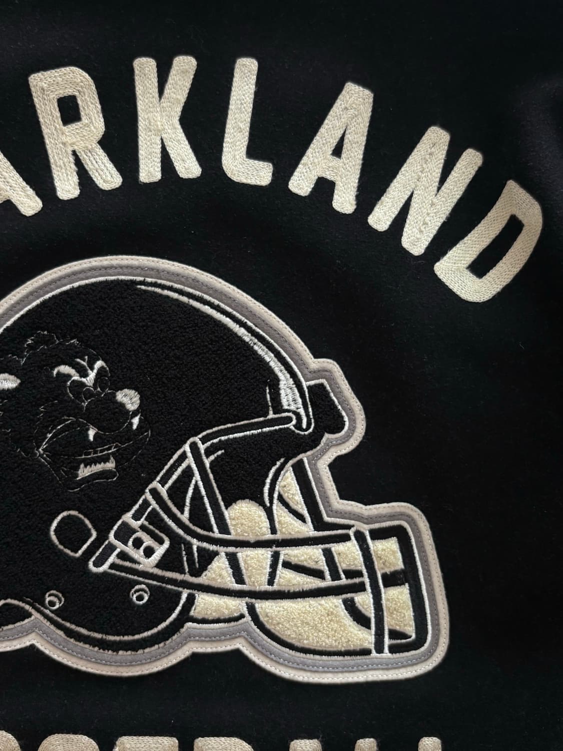 휴스턴 풋볼 바시티 자켓 블랙 (L) 상품이미지6