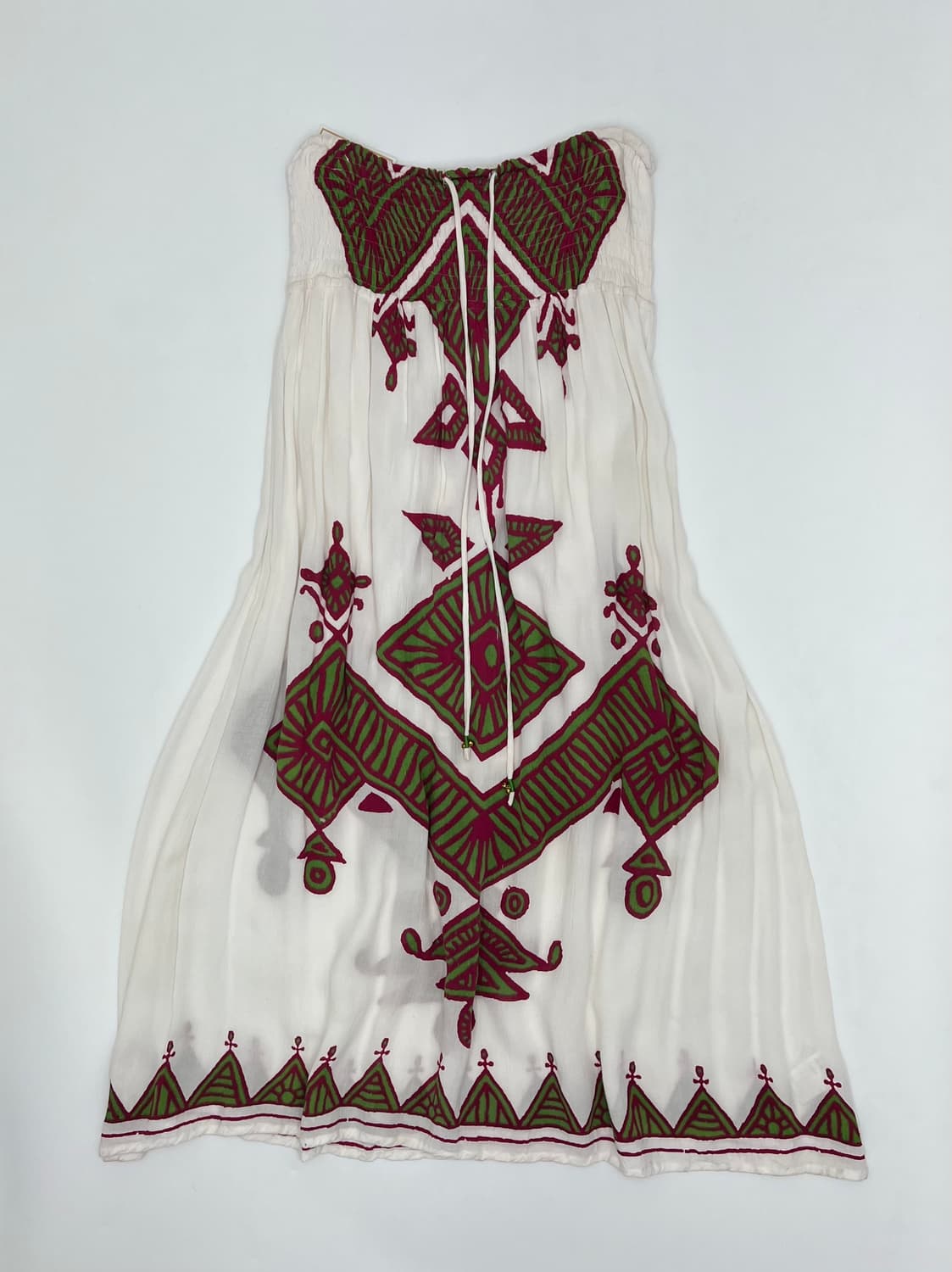 빈티지 패턴 롱 스커트 상품이미지1