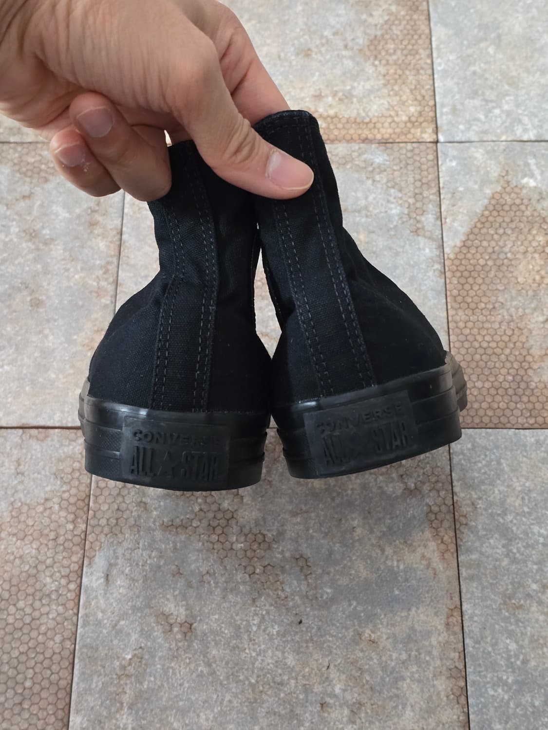 (240)컨버스 척테일러 올스타 하이 블랙 상품이미지7