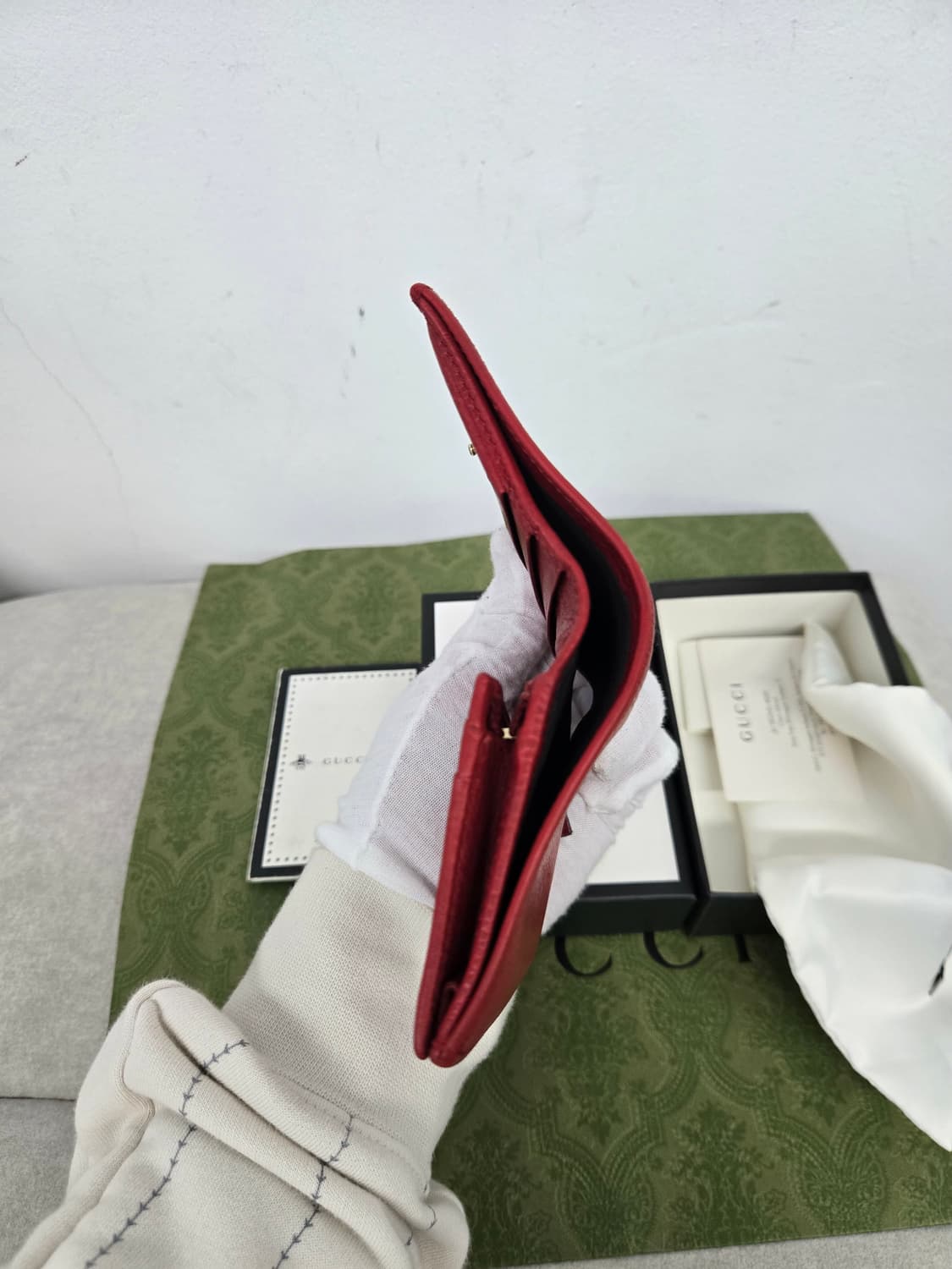 [보증서 정품] 구찌 마몬트 반지갑 상품이미지1