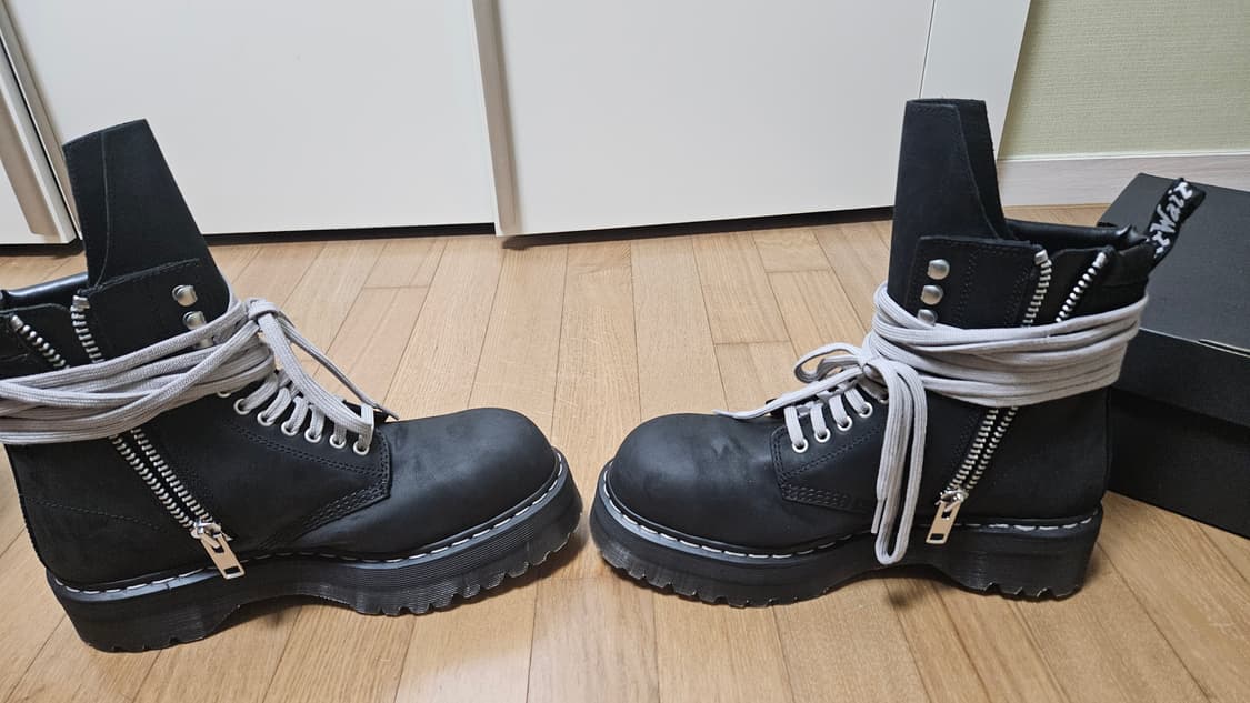 (290)UK10 닥터마틴 릭오웬스 쿼드 솔 스틸토 상품이미지7