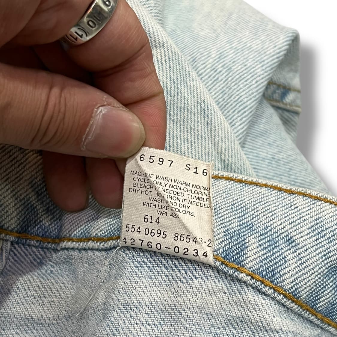 USA 리바이스 560 오렌지탭 데님팬츠y14163 상품이미지8