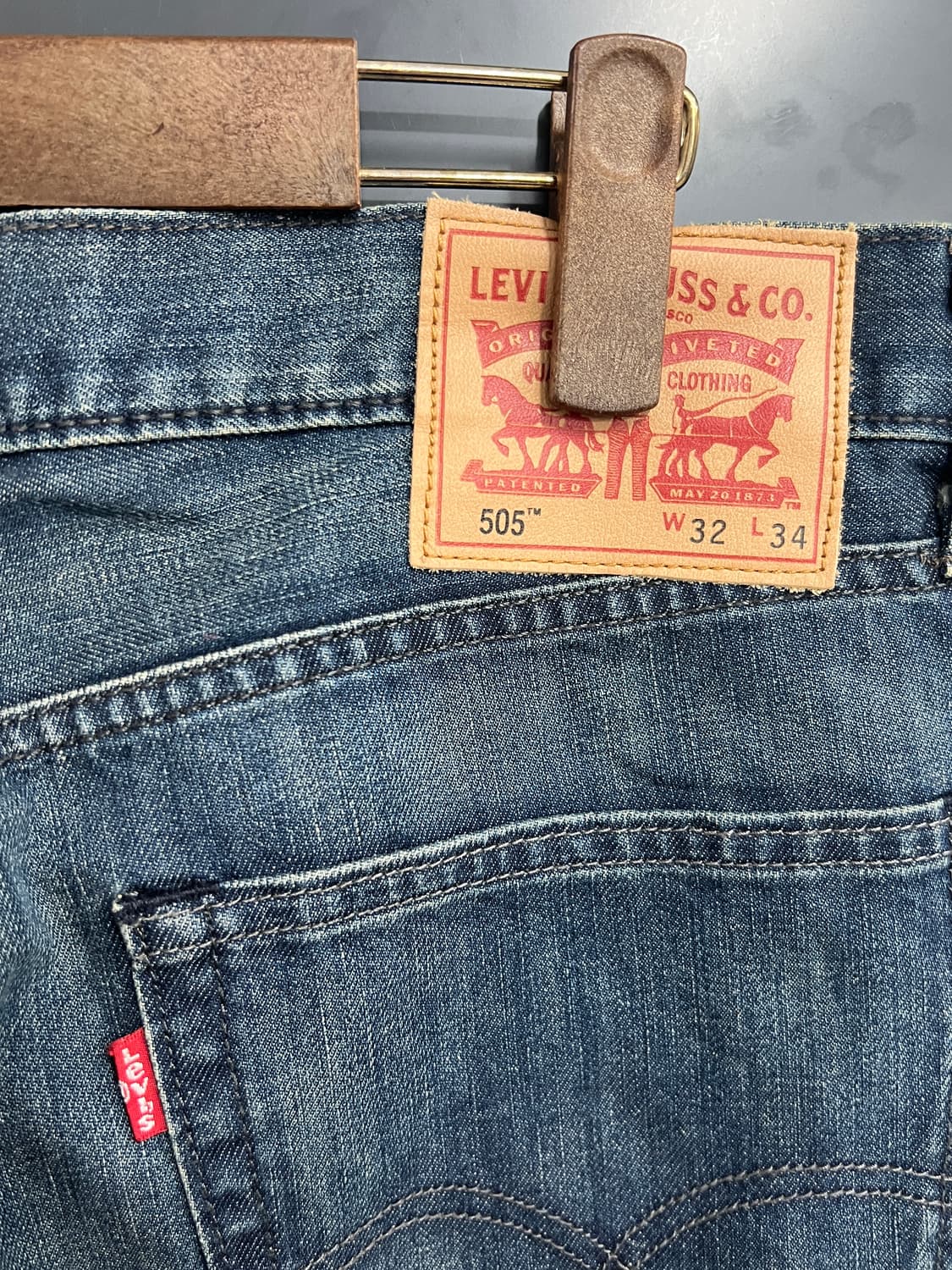 Levis 리바이스 505 레귤러 스트레이트 데님 팬츠 상품이미지3