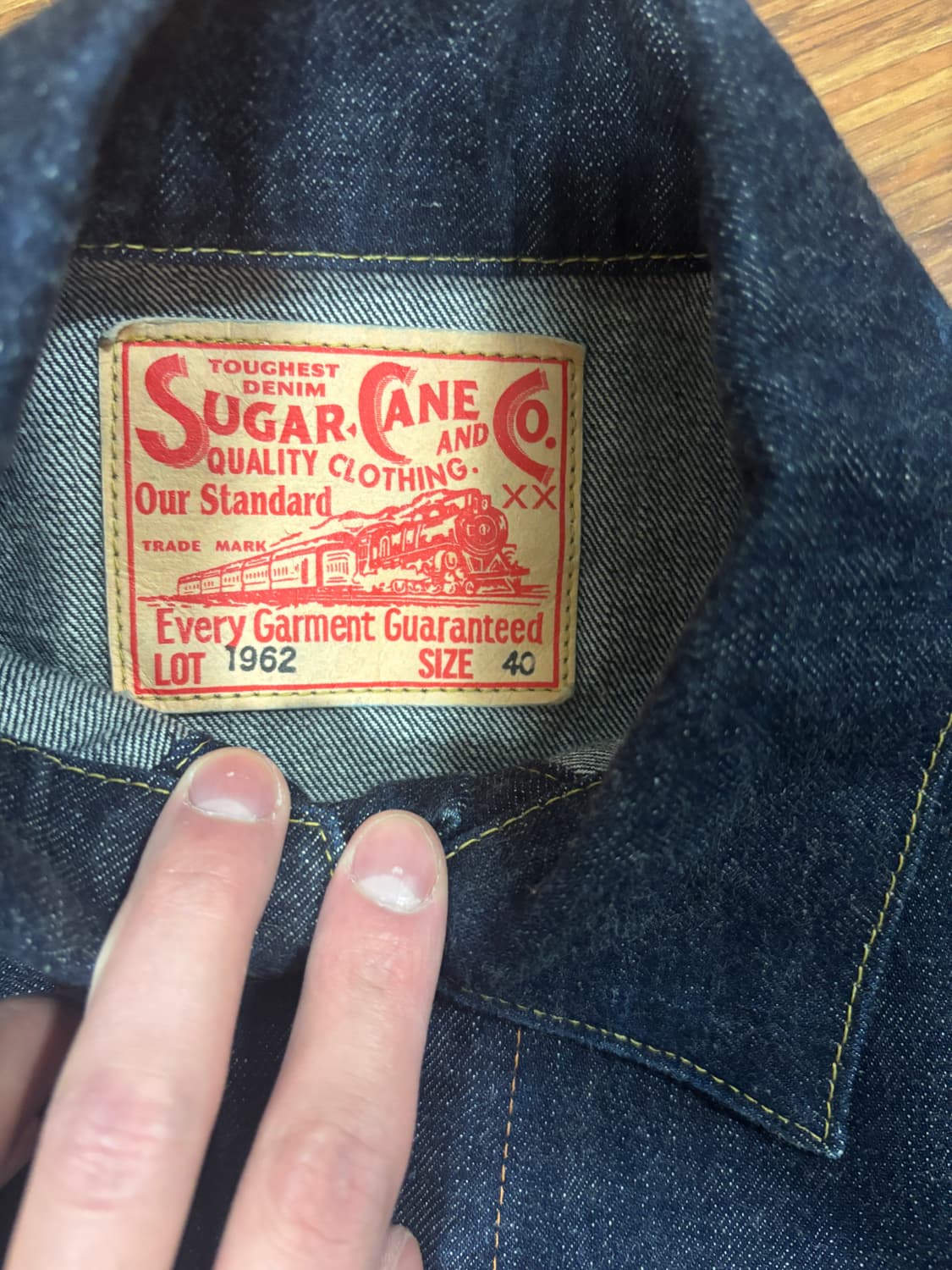 슈가케인 타입쓰리 3세대 인디고 원워싱 40 상품이미지3