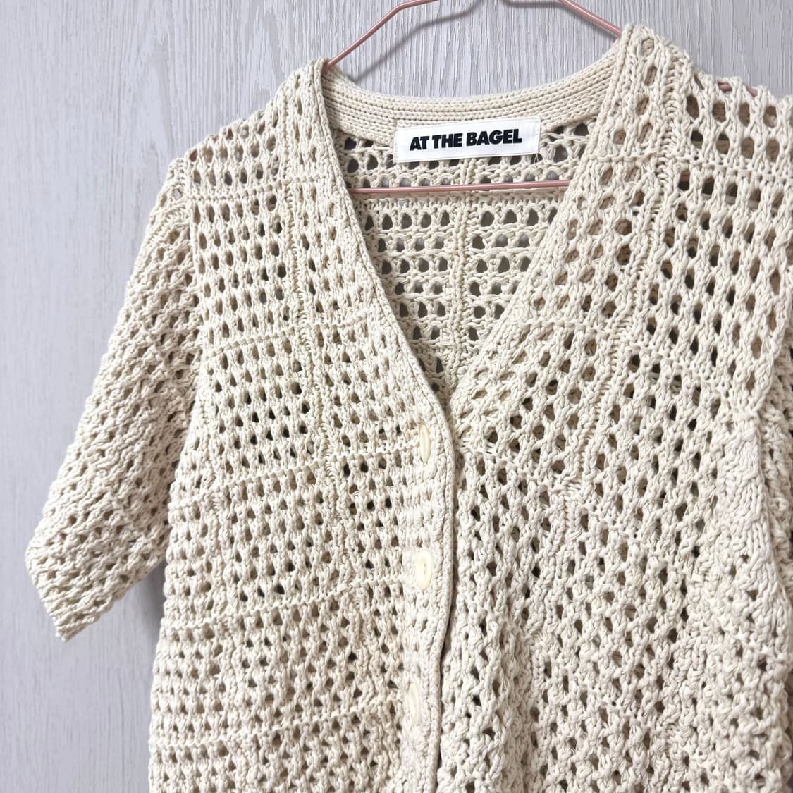 엣더베이글 크로쉐 니트 상품이미지2