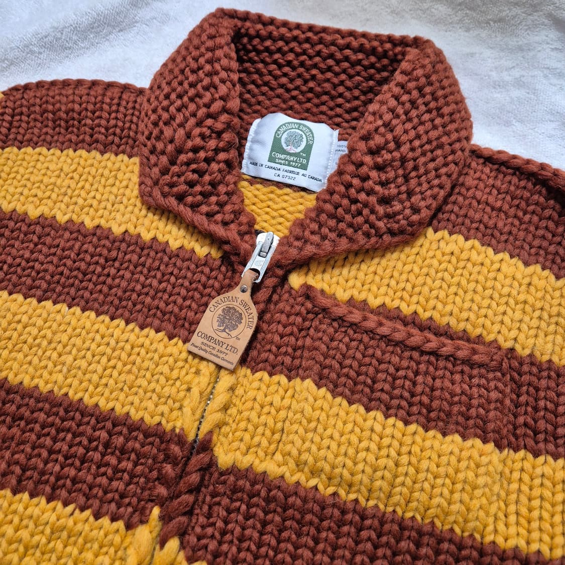 Canadian sweater 캐나다 스트라이프 코위찬 상품이미지2