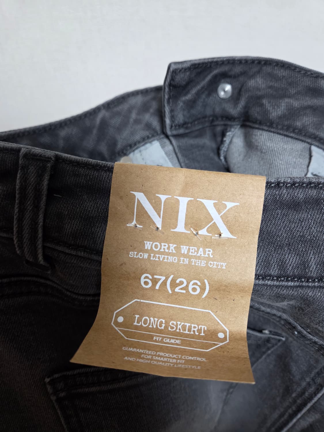 닉스(NIX) 데님 롱 스커트 26 상품이미지4