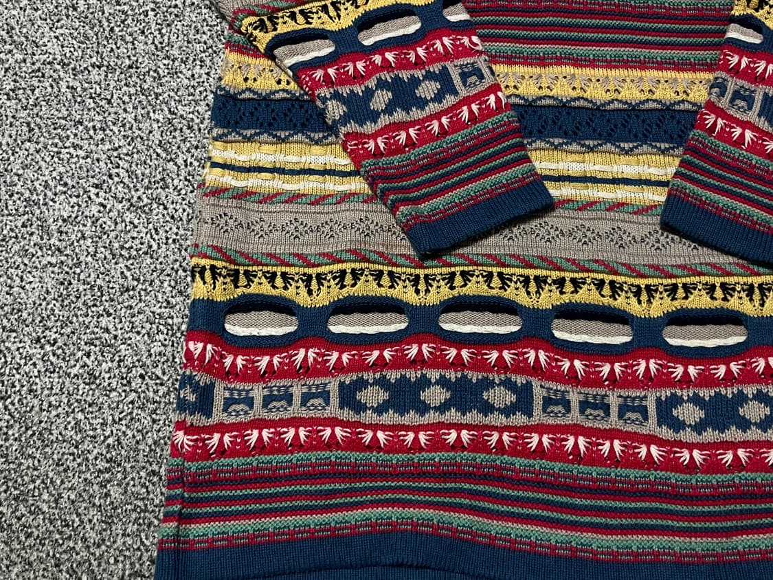 어크로스오스트레일리아 패턴 니트 M 상품이미지2