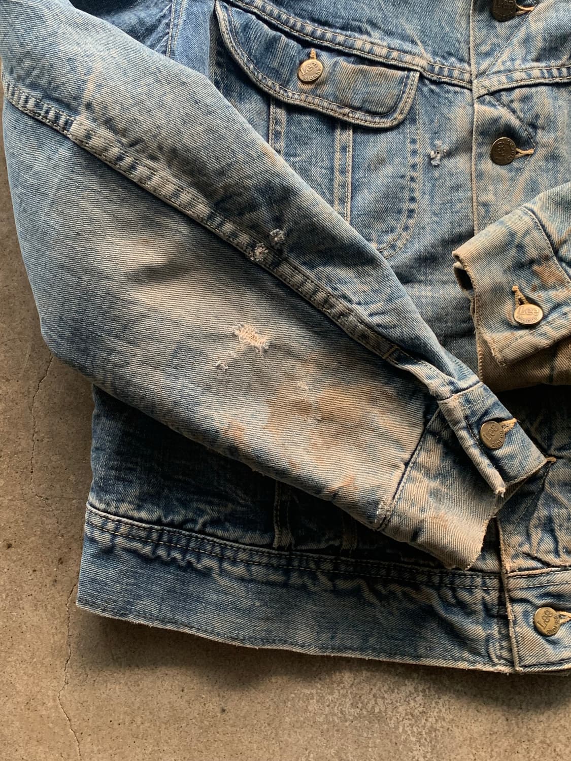 70s Lee Riders 스톰라이더 101-LJ 데님 트러커 자켓 상품이미지6