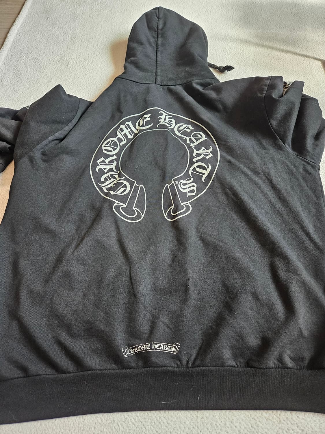 [XL] 크롬하츠 홀스슈 퍽유 로고 후드집업 상품이미지8