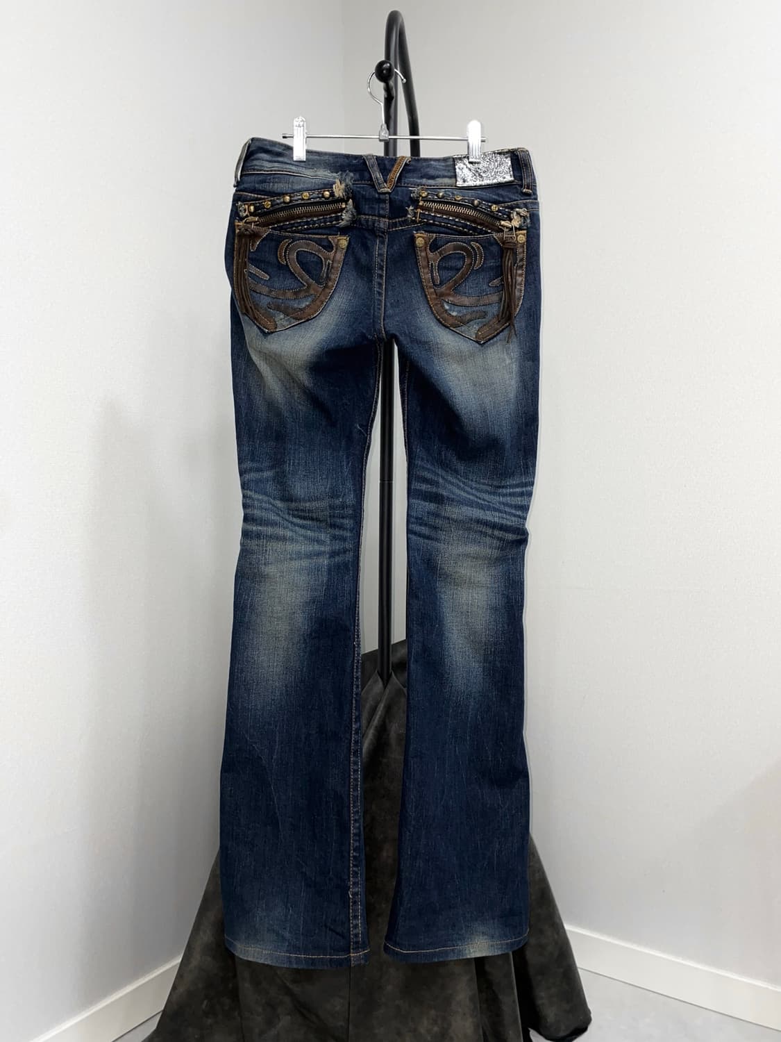 Red Pepper Multi-Zip Low-Rise bootcut 상품이미지4