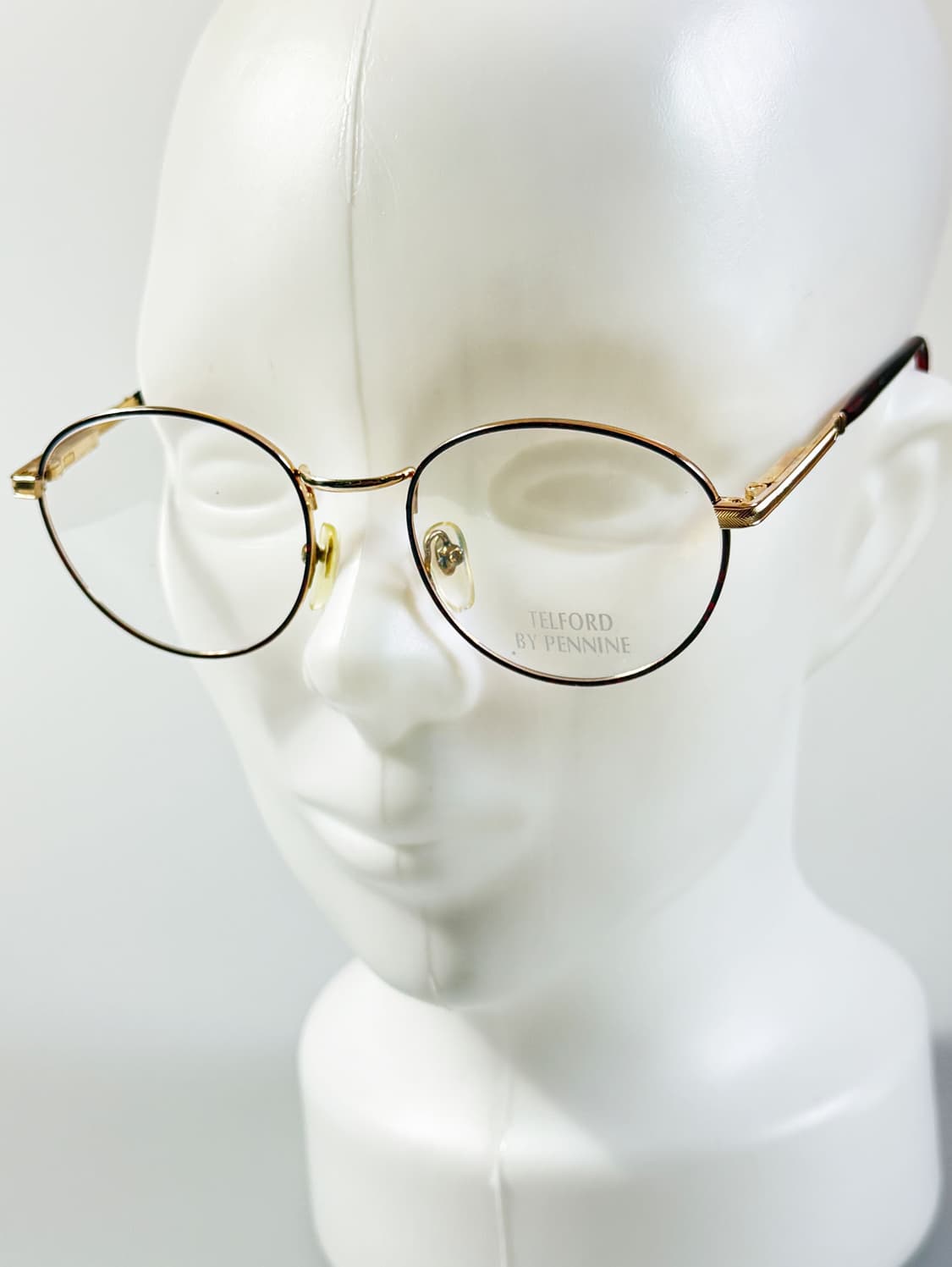 90s 영국제 PENNINE 옵티컬 클래식 라운드 빈티지 안경 상품이미지7
