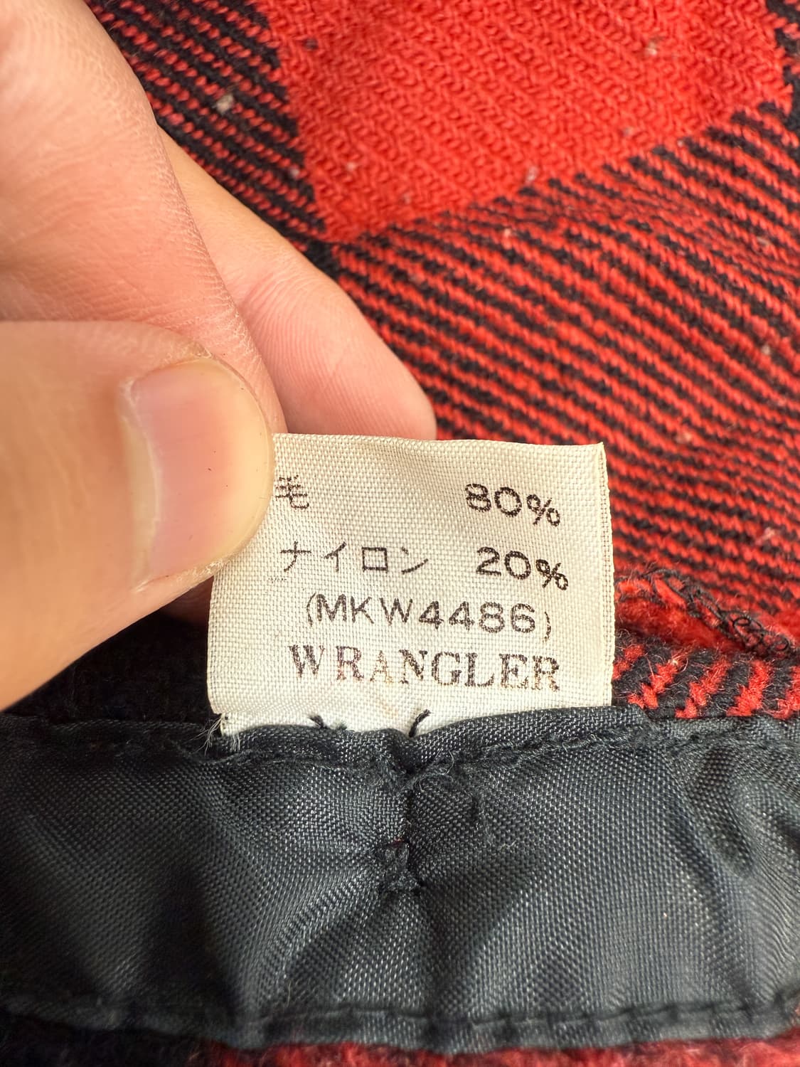 랭글러 90s 매키노 울 체크 셔츠 상품이미지7