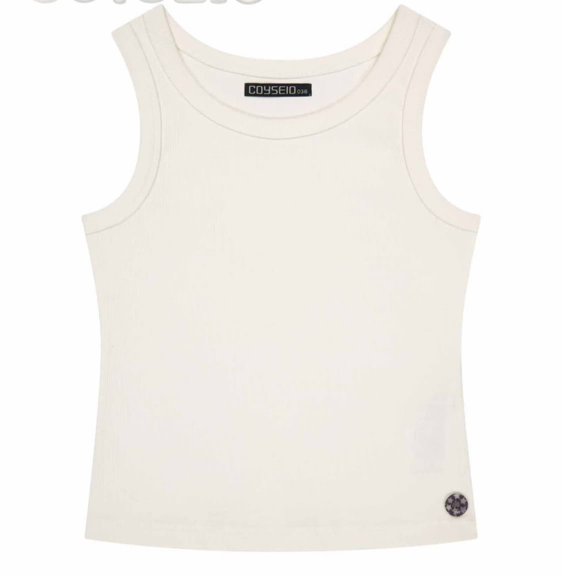 코이세이오 038 Basic tank 화이트 상품이미지1
