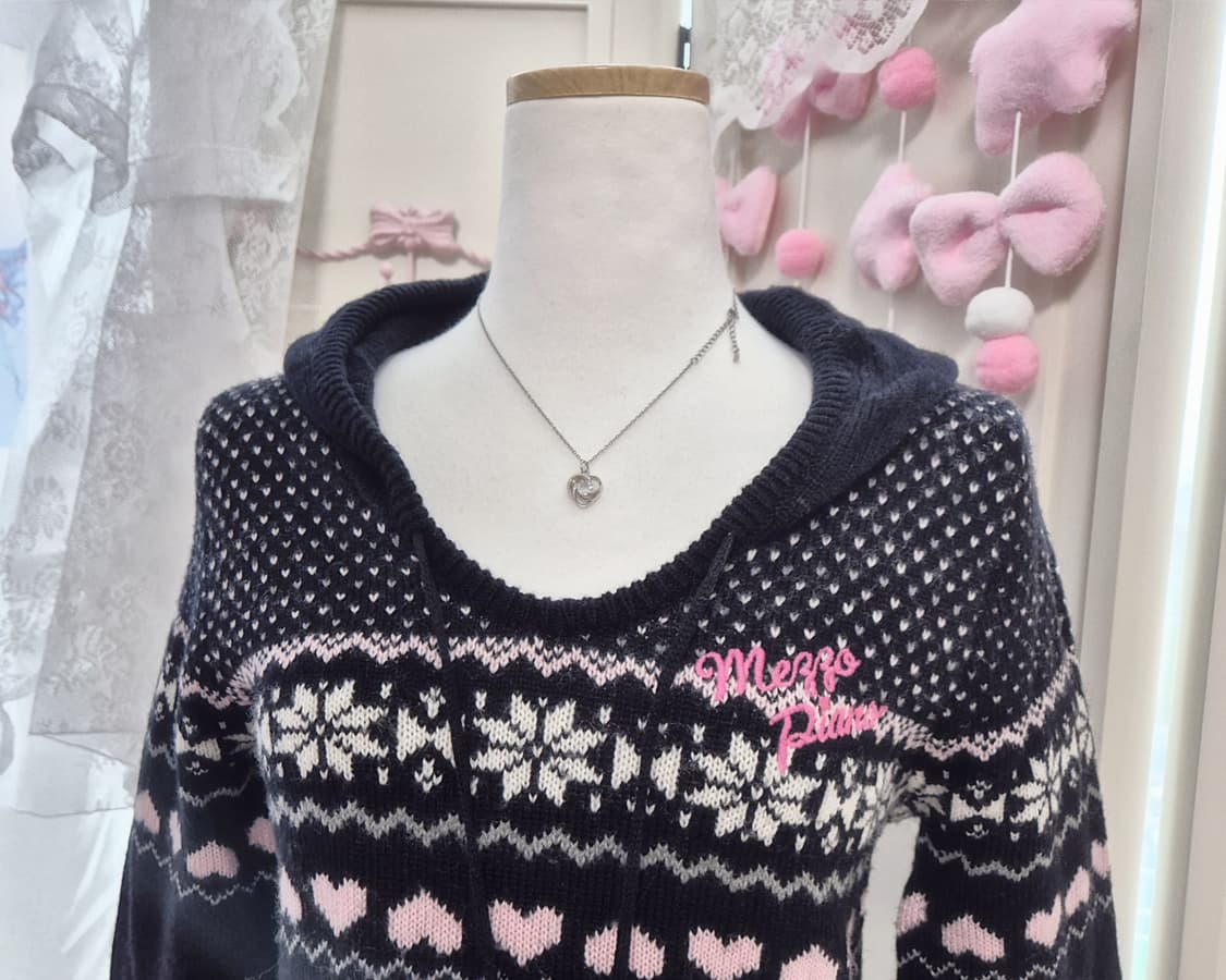 메조피아노 노르딕 폼폼 블핑 원피스 리즈리사깔 히메갸루 히메카지 상품이미지2