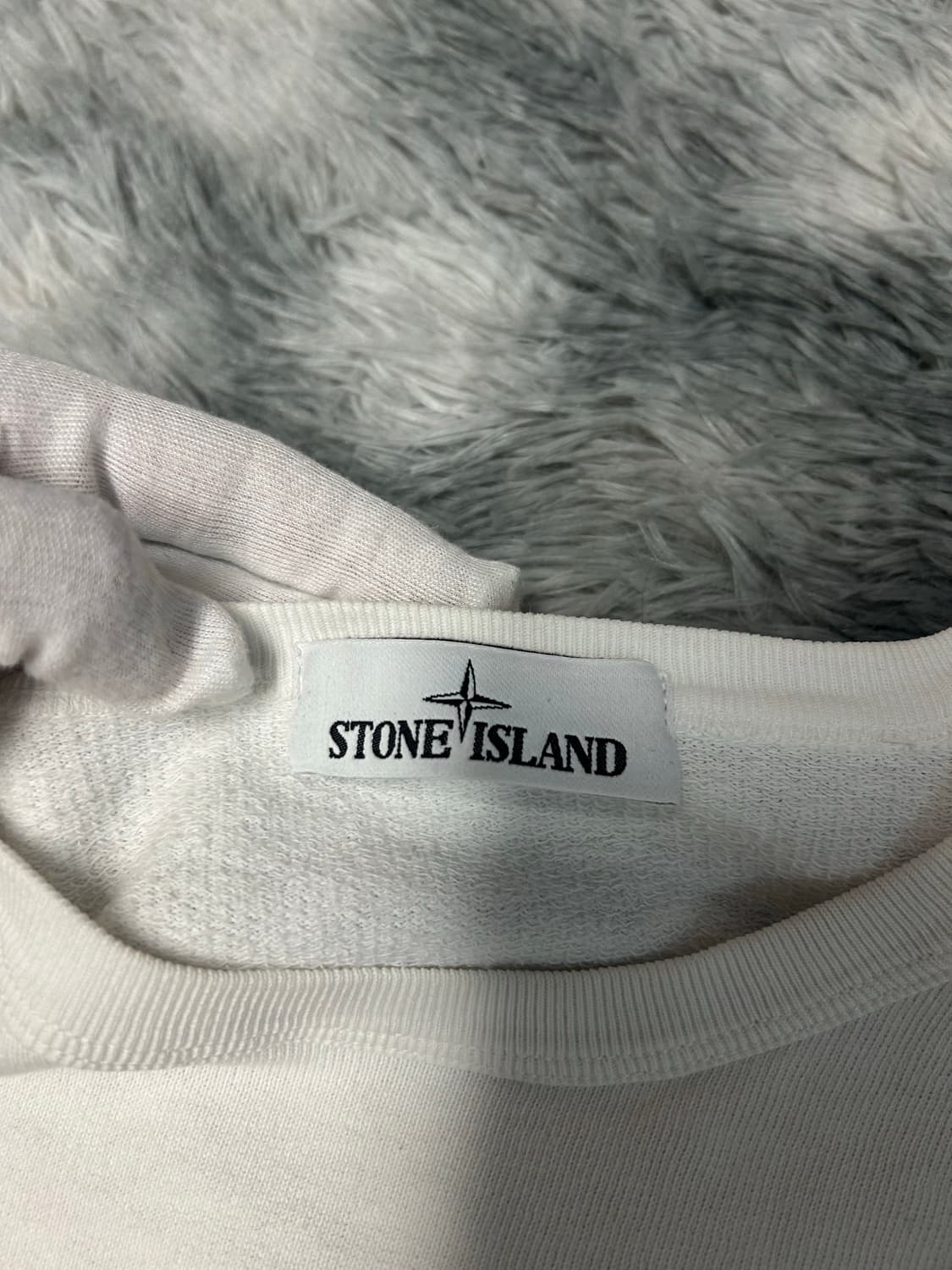 [M size] 스톤아일랜드 맨투맨 화이트 상품이미지3