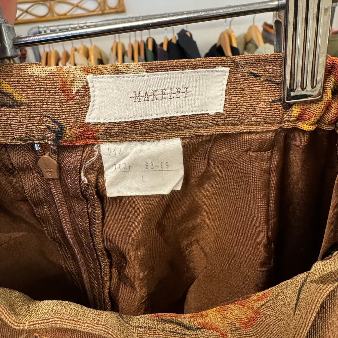 플라워 패턴 자가드 스커트 상품이미지6