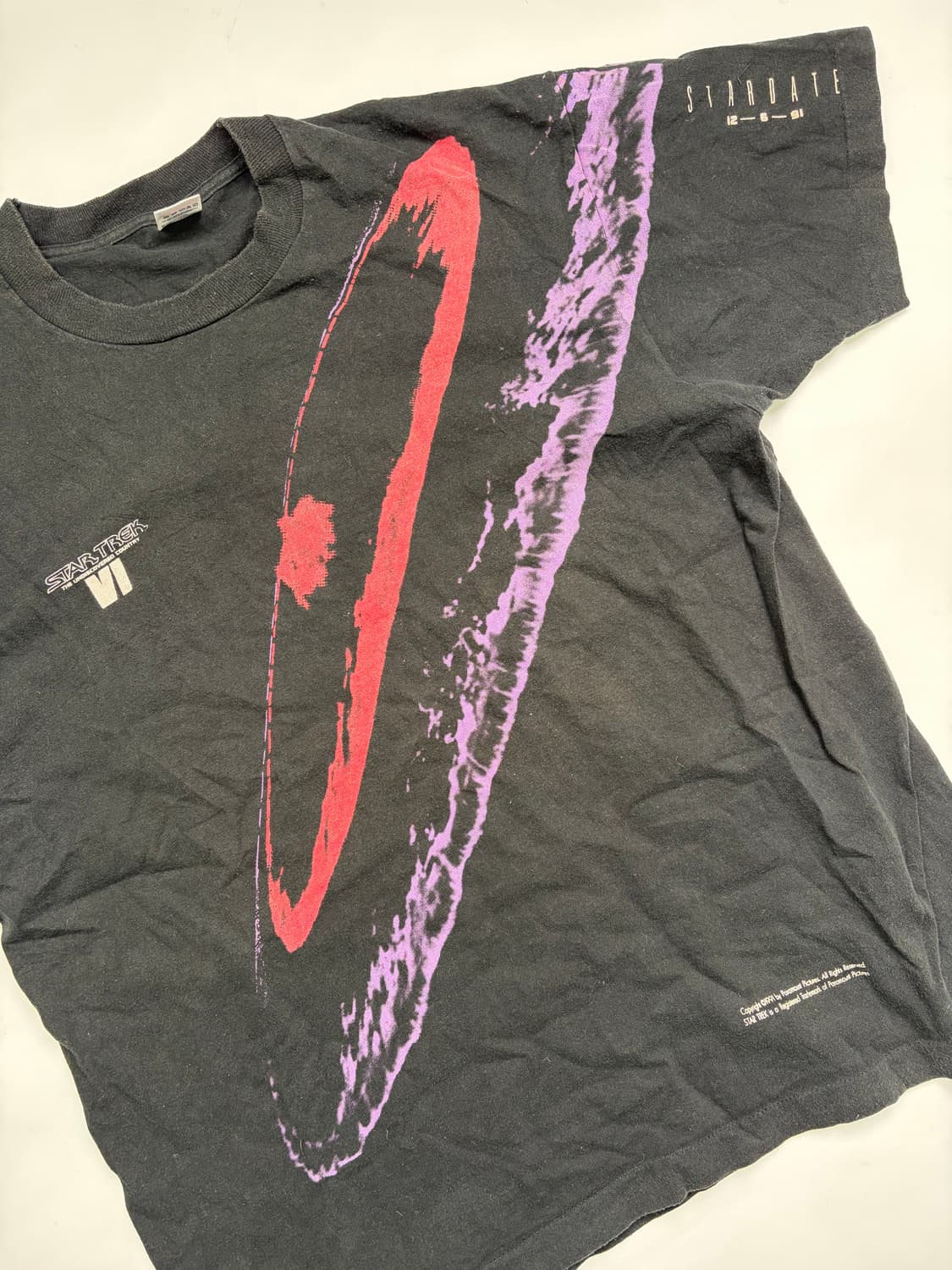 90s Star Trek Tee (black) 상품이미지5