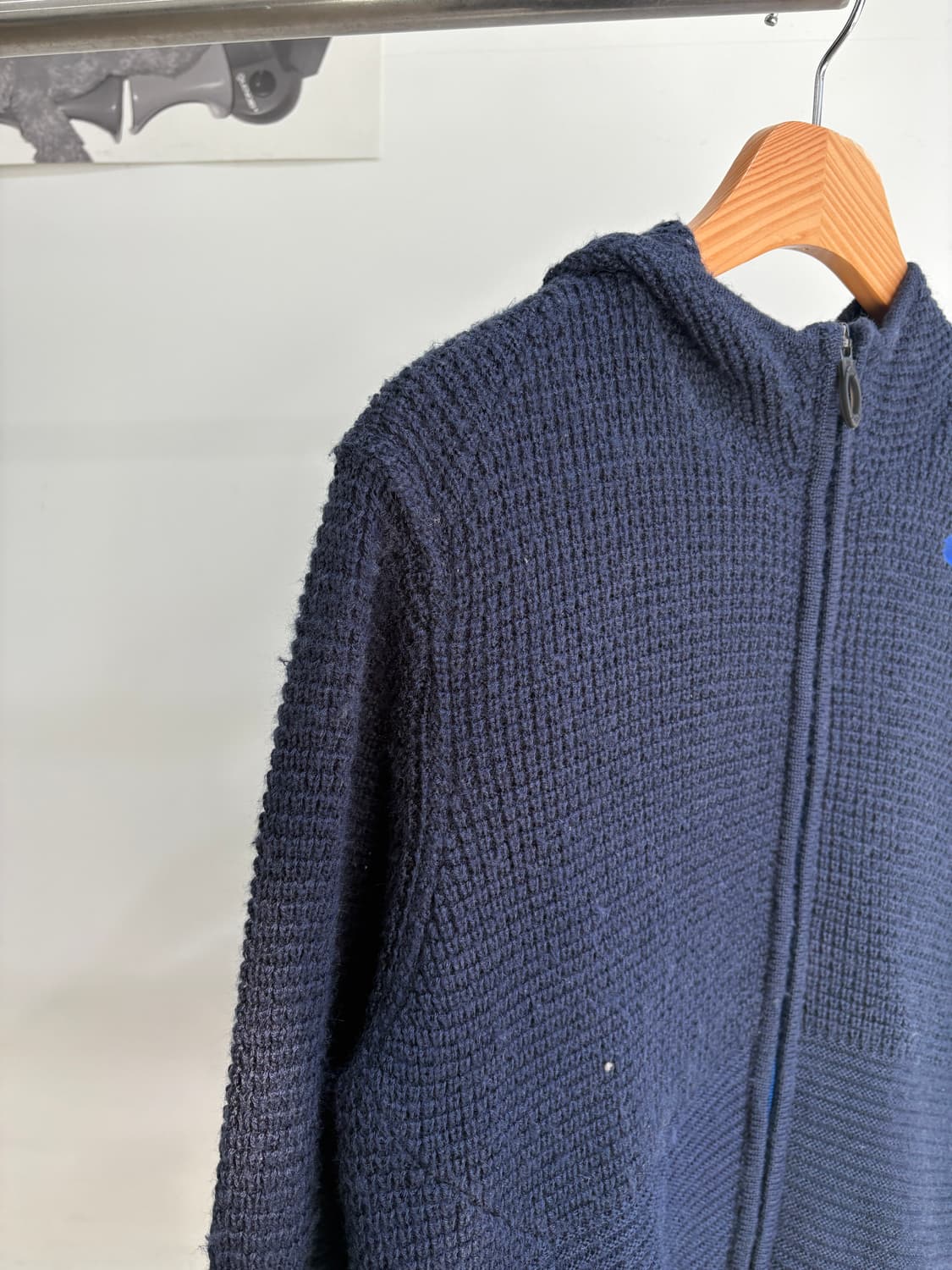 OAKLEY 와플 니트 후드집업 상품이미지3