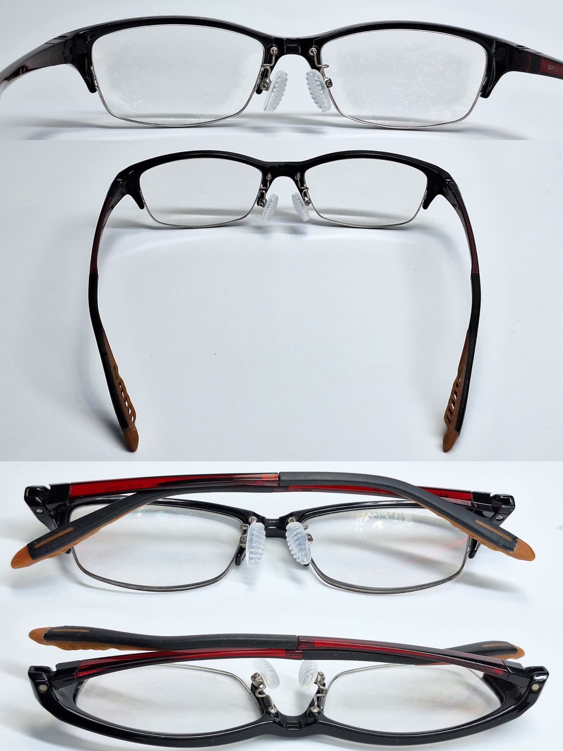 파리미키 SP EXTREMES 153 고탄성 스포츠 반무테 안경테 빈티지 상품이미지5