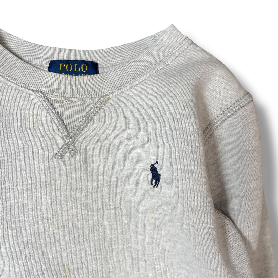 폴로랄프로렌 키즈 네이비 포니 그레이 맨투맨 3T 상품이미지3