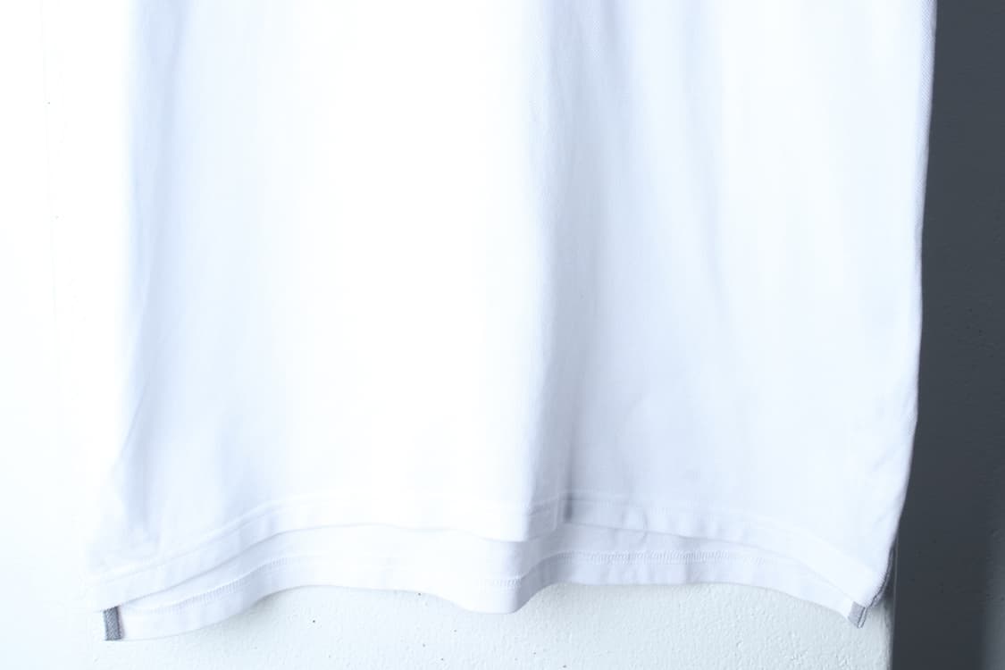 (M-L) 마시모두띠 반팔 카라 티셔츠 화이트 무지 놈코어-H32798 상품이미지4